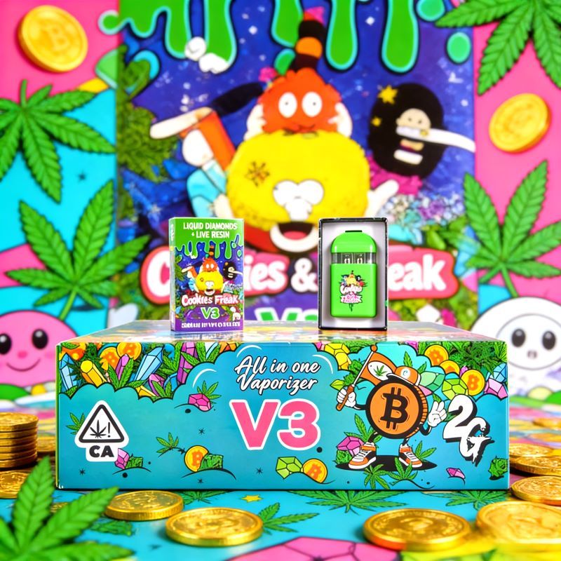 Cookies x Freak Brothers V3 Dual Flavor Empty Carts 2g